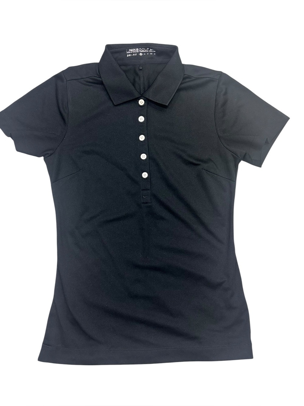 Nike Golf Dri-FIT Black Polo Shirt Women’s XS Short Sleeve Performance Top